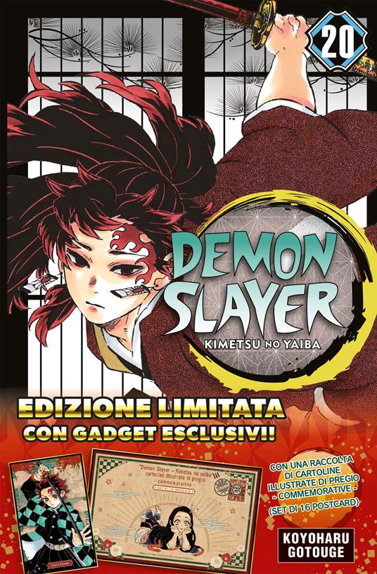 Koyoharu Gotouge Demon slayer. Kimetsu no yaiba. Limited edition. Con 16 postcard. Vol. 20
